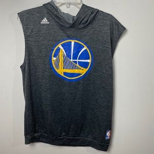 golden state sleeveless hoodie